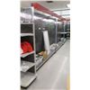 Image 11 : Customizable Black Pegboard & Metal Long Shelving Display Rack, 6 panels, 46"W