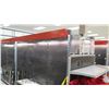 Image 3 : Customizable Black Pegboard & Metal Long Shelving Display Rack, 6 panels, 46"W