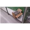 Image 10 : Customizable Black Pegboard & Metal Long Shelving Display Rack, 5 panels, 46"W