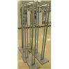 Image 1 : Qty 9 Tall Metal Display Racks, all approx. 73"H