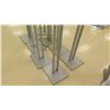 Image 2 : Qty 9 Tall Metal Display Racks, all approx. 73"H