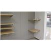 Image 2 : Customizable Wooden Wall Shelf Assembly w/ Brackets (Smallest Shelf: 25"L x 15"W; Largest: 48"L x 24