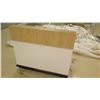 Image 2 : Wooden Shelf w/ Headboard & 5 Cubicles Below 48"L x 25"D x 41"H