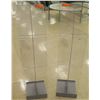 Image 1 : Qty 2 Plastic & Metal Display Sign Holders