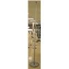 Image 1 : Adjustable Tall Display Pole on Round Base 118"H