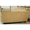Image 1 : Rectangle Wood Laminate Service Counter w/ 6 Cubicles Below 60"L x 24"D x 33.5"H