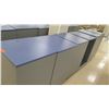 Image 2 : Qty 6 Hollow Square Tall Blue & Gray Boxes 26"L x 26"W x 41.5"H