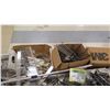 Image 8 : Multiple Boxes Metal Sign Holder Parts, Rails, Connectors, etc