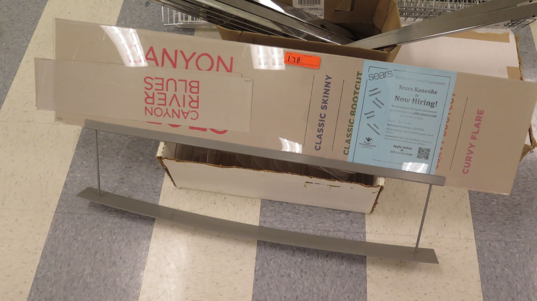 Multiple Boxes Metal Wire Rack Parts, Rails, Connectors, etc