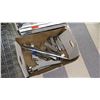 Image 2 : Multiple Boxes Metal Wire Rack Parts, Rails, Connectors, etc
