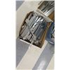 Image 2 : Multiple Boxes Metal Rack Parts, Rails, Connectors, etc