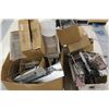 Image 1 : Multiple Boxes Metal Rack Parts, Rails, Connectors, Signs, etc