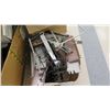 Image 2 : Multiple Boxes Metal Rack Parts, Rails, Connectors, Signs, etc
