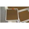 Image 2 : Qty 5 Misc Shape Poster Grip Aluminum Framed Cork Boards