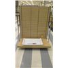 Image 8 : Multiple Slatwall Panel Wood & Chrome Adjustable Display Shelf Racks 184"L x 50.5"D x 62.5"H