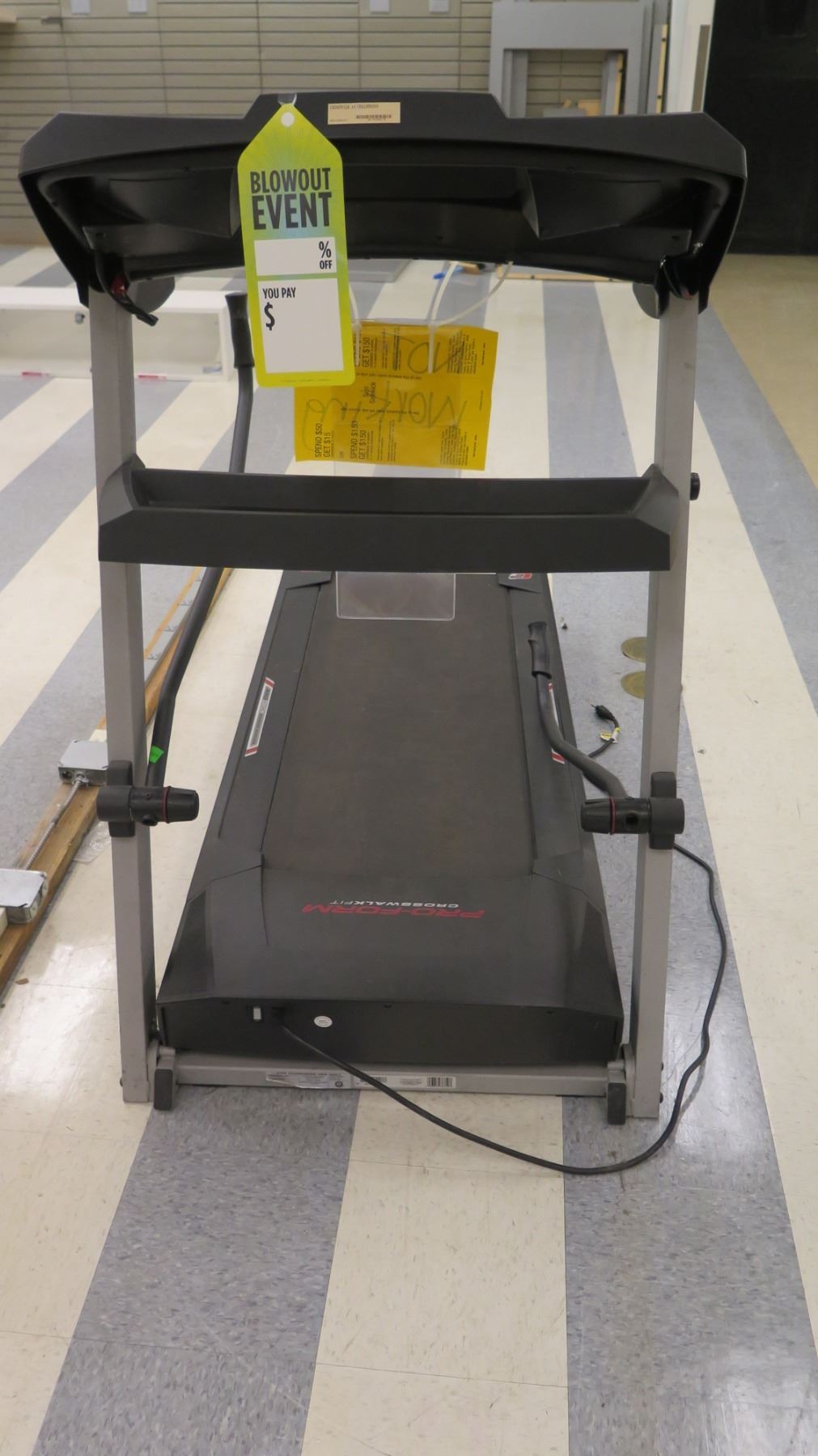 Pro Form Crosswalk Fit Exercise Treadmill Not Working Oahu Auctions