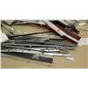 Image 2 : Multiple Metal Rack Parts, Rails, Hangers, Sign Holders, etc