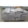Image 2 : Qty 12 Pallets Metal Shelf Panels, Dividers, Rails & Parts
