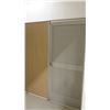 Image 2 : Qty 2 Fitting Rooms w/ Locking Doors, Inside Bench & Corner Shelf