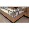 Image 2 : 6+ Section Wood, Metal and Glass Display Units w/ Locking Cabinets