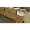 Image 8 : 6+ Section Wood, Metal and Glass Display Units w/ Locking Cabinets