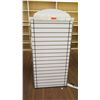 Image 2 : Wooden 3 Shelf Display Unit w/ Slatwall End 50"L x 29"D x 53"H