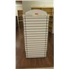 Image 2 : Long Wooden 9 Cubicle Display Shelf Unit w/ Slatwall End 145"L x 29"D x 53"H
