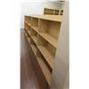 Image 2 : Long Wooden 12 Cubicle Display Shelf Unit 213"L x 29"D x 53"H