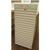Image 2 : Long Wooden 15 Cubicle Display Shelf Unit w/ Slatwall End 288"L x 29"D x 53"H