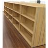 Image 1 : Long Wooden 12 Cubicle Display Shelf Unit 238"L x 29"D x 53"H