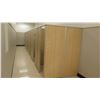 Image 2 : Qty 7 Fitting Rooms w/ Locking Doors & Inside Corner Shelf