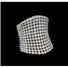 Image 1 : 2.50 ctw Diamond Ring - 14KT White Gold - 14KT White Gold