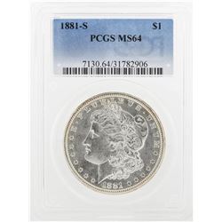 1881-S PCGS MS64 Morgan Silver Dollar