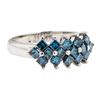 Image 1 : 1.10 ctw Diamond Ring - 14KT White Gold