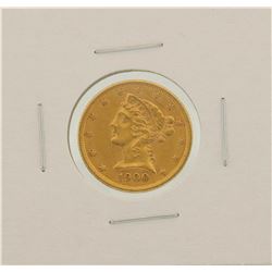 1900 $5 Liberty Head Half Eagle Gold Coin