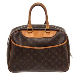 Louis Vuitton Monogram Canvas Leather Deauville Doctor Bag