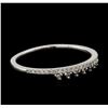 Image 1 : 0.1 ctw Diamond Ring - 14KT White Gold