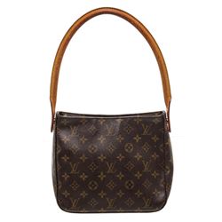 Louis Vuitton Monogram Canvas Leather Looping MM Shoulder Bag