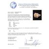 Image 5 : 1.20 ctw Fancy Light Brown Diamond and White Sapphire Ring - Platinum