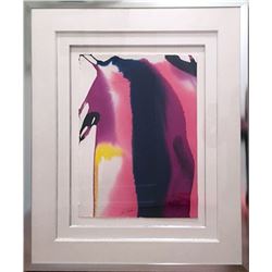 Paul Jenkins, Phenomena (Pink), Watercolor Painting