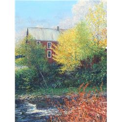 Wally Ames, Vermont Farmhouse, Oil Painting
