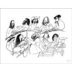 Al Hirschfeld, The Grateful Dead, Lithograph