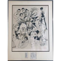 Al Hirschfeld, Stars of Westport Playhouse, Lithograph