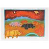 Image 1 : Judith Bledsoe, A Crash of Rhinoceros, Lithograph