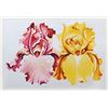 Image 1 : Lowell Blair Nesbitt, Pink and Yellow Irises, Serigraph