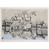 Image 1 : Fran Bull, Zebras 2, Lithograph