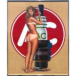 Mel Ramos, AC Annie, Lithograph