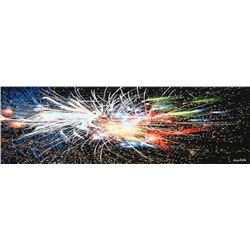 Michael Knigin, Fireworks CCXII, Giclee Print on Canvas