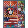 Image 2 : Peter Max, Five Liberties and Flag, Acrylic on Color Lithograph