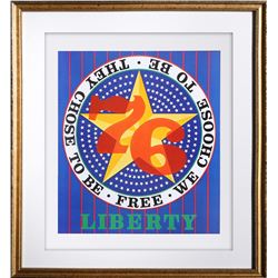 Robert Indiana, Liberty, Offset Lithograph